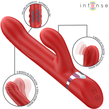 Vibratore Multifunzionale Lele Intense: Rotazione, Oscillazione e Stimolazione